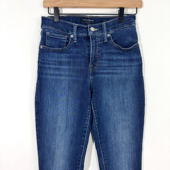 Lucky Brand Women’s Size 6 / 28 Blue Ava Mid Rise Stretch Denim Skinny Jeans - Picture 2 of 12